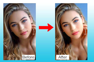 retouching photo ,blurry photo, editing and headshots,24 hours fast delivery