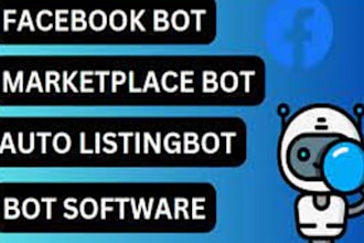 develop craigslist bot,facebook marketplace bot,auto listing
