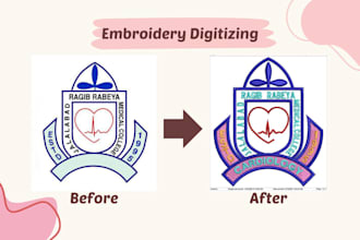 digitizing your image, vector into embroidery design using wilcom