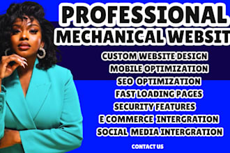 build a professional car website, car dealers, and car mechanic website