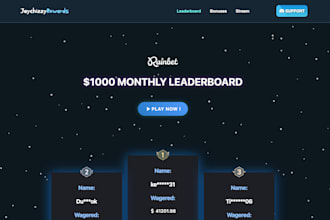 create a wager leaderboard for your affiliate code