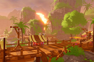 create amazing 3d model, roblox map, obby city map, roblox asset, terrain map