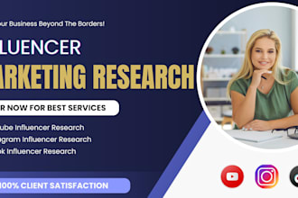 find influencer list for instagram youtube tiktok, influencer marketing research