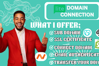 connect domain, dns configuration, transfer domain to godaddy, namecheap etc