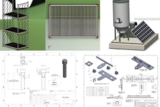 do cad modeling, product design, and engineering drawings for manufacturing