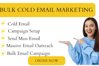 send high deliverability b2b cold emails for leads and sales guaranteed inbox