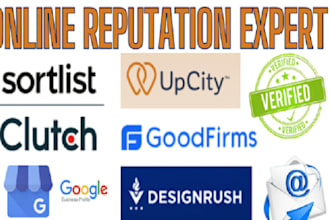 do clutch goodfirm upcity g2 designrush sortlist gmb reputation management