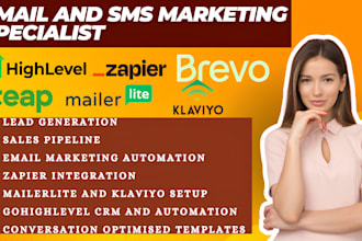zapier mailerlite klaviyo gohighlevel email marketing campaign lead generation