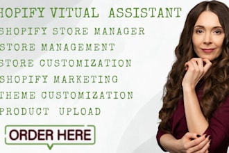 shopify virtual assistant shopify sales marketing expert shopify website design