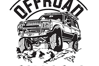 do modern attractive off road jeep logo design