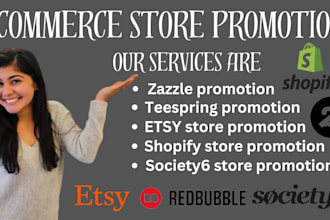 promote redbubble, shopify, society6, zazzle, teepublic vinted affiliate link