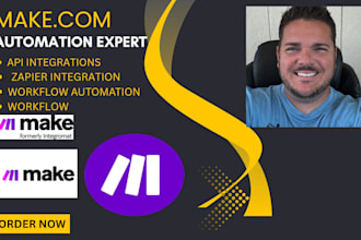 make com automation, make automation,  make com, made com and workflow made com