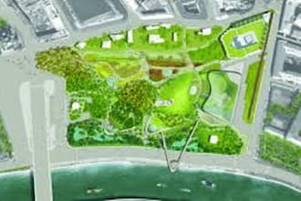 design land grading and contour map for development