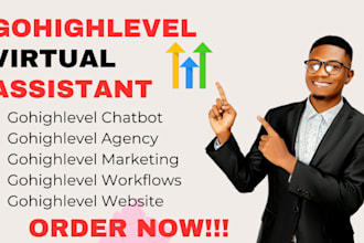 be your gohighlevel virtual assistant gohighlevel funnel, ghl website va