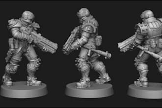 make warhammer miniature painting, sculpting, customization, for tabletop games