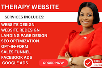 design medical website, mental health wellness counseling and therapy website