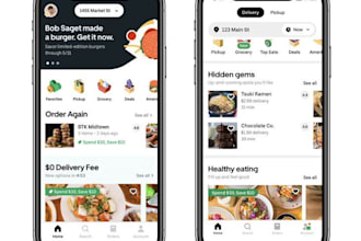 develop food delivery app like uber eats, grocery app