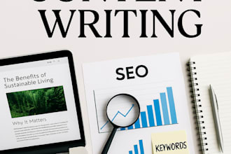 write SEO friendly blog posts on eco friendly and sustainable topics
