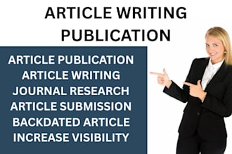 write and publish article in google scholar peer reviewed indexed journal