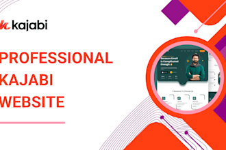 design kajabi website or sales funnel landing page, kajabi online course