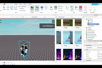 build high quality roblox map, characters, thumbnail for your roblox studio