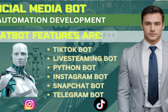 create a social media bot for content scheduling and posting