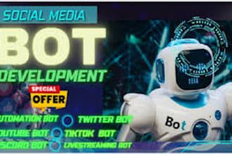 code social media api bot, instagram api bot, facebook API bot, tiktok api bot
