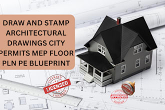 draw stamp ohio and florida architectural drawings floor plan for city permits