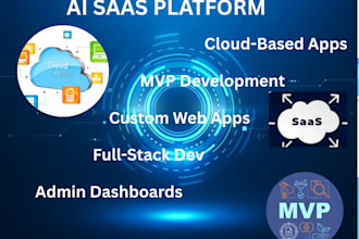build ai saas apps, ai web apps, cloud apps, mvps, dashboard, fullstack software