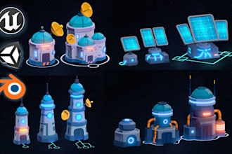 do lowpoly game asset