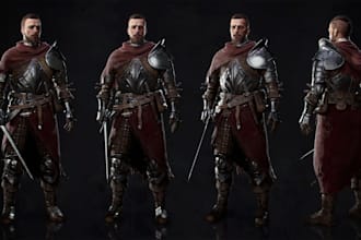 realistic 3d model 3d character modeling game gmod character, 3d print,animation