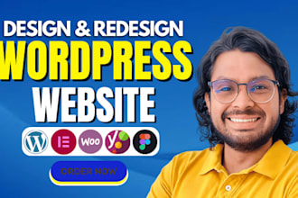 build responsive wordpress website and web design