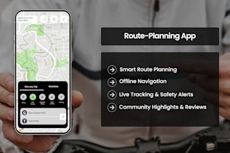 create a hiking and outdoor navigation app like strava  alltrails or komoot
