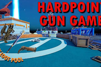 create fortnite map, 1v1 to 4v4, tycoon, boxfight pvp map, verse, zonewar, uefn