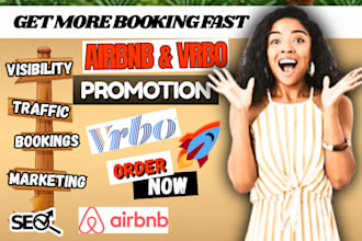 do airbnb listing promotion to boost booking, airbnb and vrbo SEO description