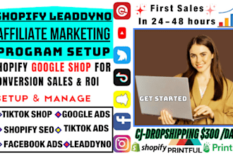 do leaddyno shopify affiliate marketing setup or facebook ad google tiktok shop