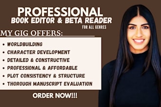critique or beta read your fantasy romance novel, alpha and detailed feedback