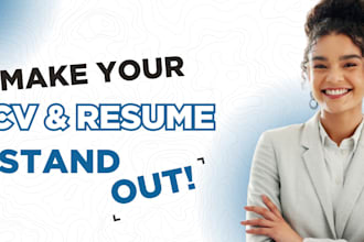 craft a professional, ats friendly CV and resume to land your dream job