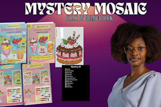 create kids adult colours for mystic mosaic colouring books
