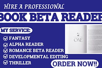 beta read and fantasy, romance beta reader, alpha reader, developmental edit