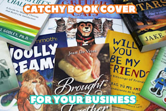 design catchy paperback cover, kindle cover, amazon cover, fix book cover
