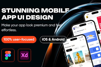 create a custom modern responsive app design for mobile and web UI UX in figma
