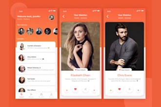 develop dating app like tinder,bumble,hinge,chat app,video app livestreaming app