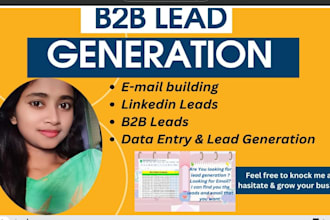 do lead generation expert,email building