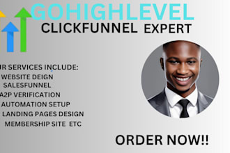go high level expert, a2p 10dlc verification, ghl landing page, ghl automation
