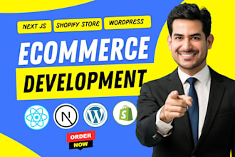 professional ecommerce development, reactjs nextjs ecommerce store