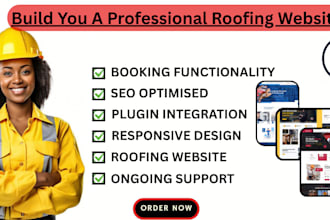 help you design roofing, electrician, redesign handyman website