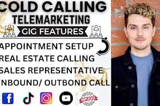 do telemarketing, cold calling, appointment setting, outbound calls