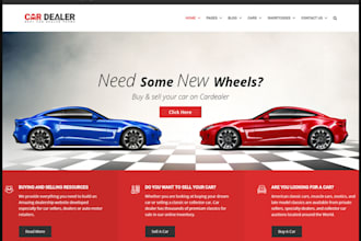 build auto parts website automotive store automobile website