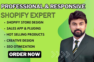 design, redesign, clone shopify website, or custom shopify store design